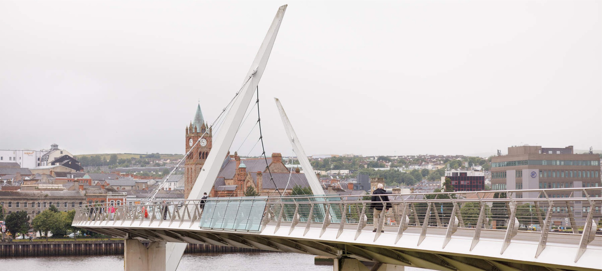 Peace bridge in Derry - Derry Walking Tour with DanyGal, Ireland